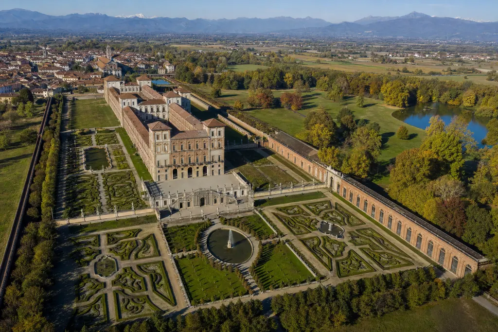 Veduta odierna dallo stesso punto di vista (immagine creata con AI)